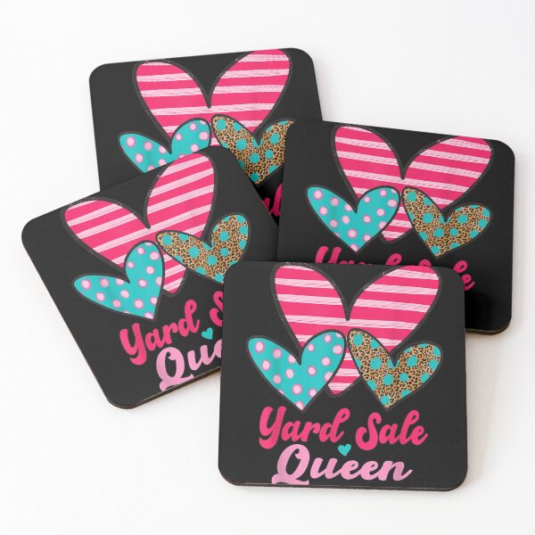 Item preview, Shopping Thrifters Three Cute Hearts Saying Yard Sale Queen  designed and sold by aumarian.