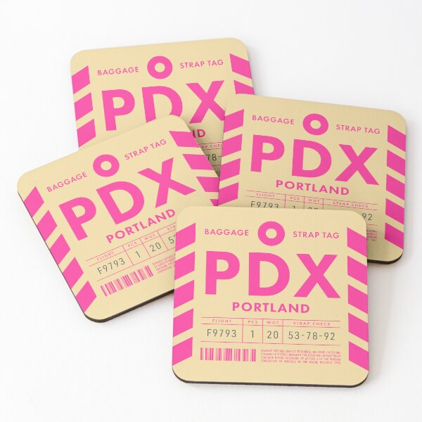 Item preview, Luggage Tag D - PDX Portland USA designed and sold by VoodooCircus.