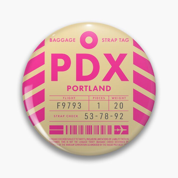 Item preview, Luggage Tag D - PDX Portland USA designed and sold by VoodooCircus.