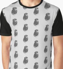 Sweet Black Pug Graphic T-Shirt