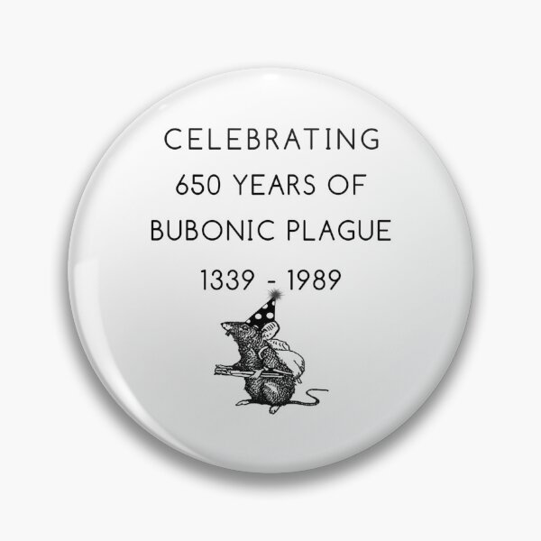 Item preview, Celebrating 650 years of bubonic plague 1339 - 1989 designed and sold by Bakosbarnabas.