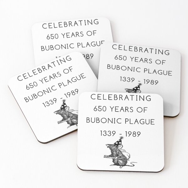 Item preview, Celebrating 650 years of bubonic plague 1339 - 1989 designed and sold by Bakosbarnabas.