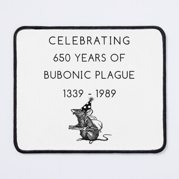 Item preview, Celebrating 650 years of bubonic plague 1339 - 1989 designed and sold by Bakosbarnabas.