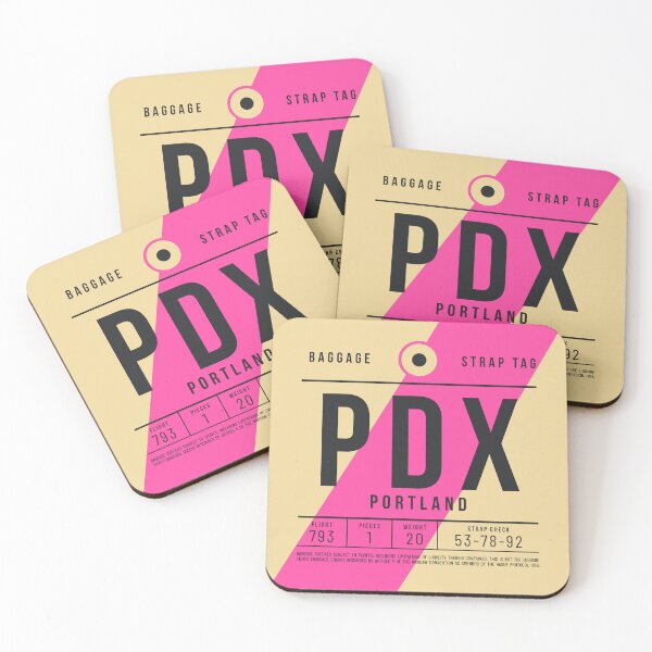 Item preview, Luggage Tag E - PDX Portland USA designed and sold by VoodooCircus.