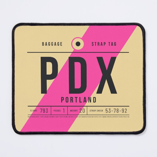 Item preview, Luggage Tag E - PDX Portland USA designed and sold by VoodooCircus.