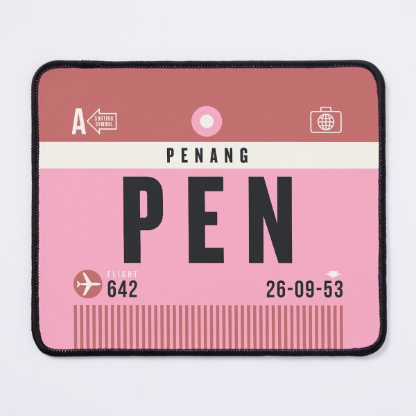 Item preview, Luggage Tag A - PEN Penang Malaysia designed and sold by VoodooCircus.