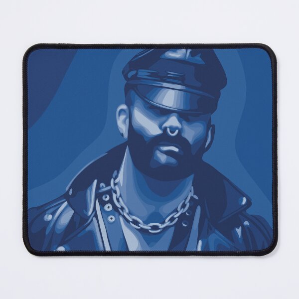 Item preview, BDSM Dominant Gay Man in Leather (LGBT) designed and sold by Makeartfun.