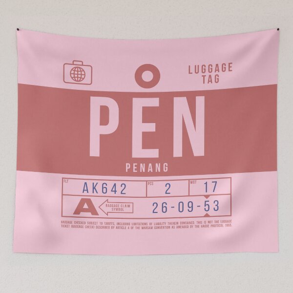 Item preview, Luggage Tag B - PEN Penang Malaysia designed and sold by VoodooCircus.