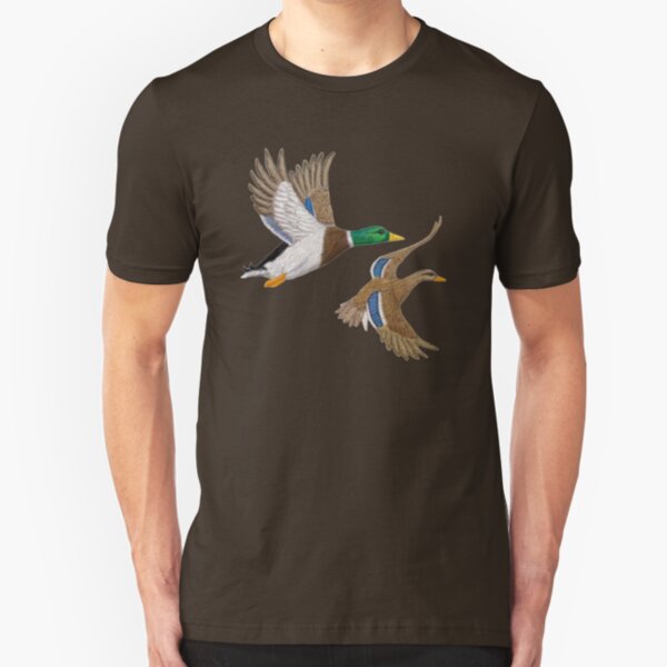 Mallard Ducks T-Shirt Slim Fit T-Shirt