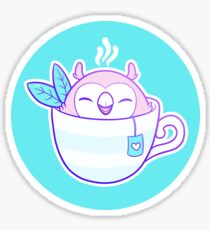 Owl Tea Sticker