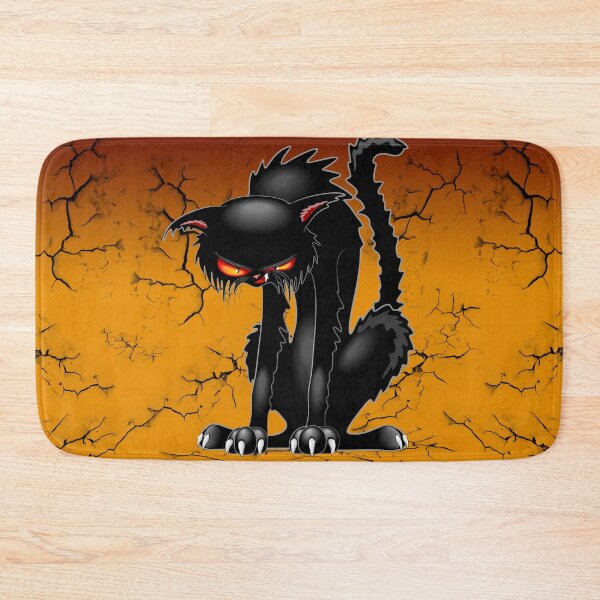 Item preview, Black Cat Evil Angry Funny Character  designed and sold by BluedarkArt.