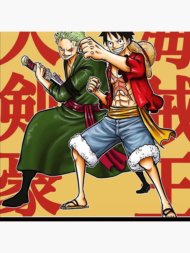 One Piece Monkey D Luffy - Roronoa Zoro And Sanji Pin for Sale by