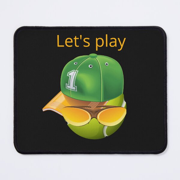 Item preview, Let's play tennis ball designed and sold by ghostart32.