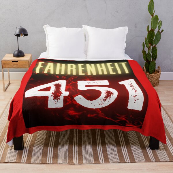 Item preview, Fahrenheit 451, dystopian fiction, Ray Bradbury designed and sold by artbleed.