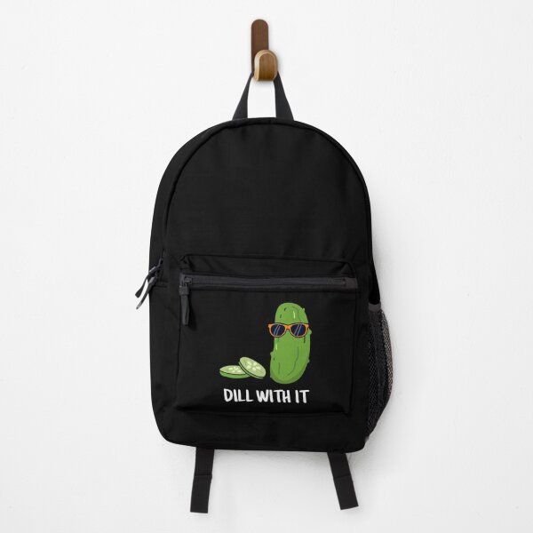 Item preview, Dill With It Funny Dill Pickle Puns (Dark BG) designed and sold by punnybone.
