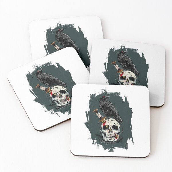 Item preview, Awesome Skull + Crow designed and sold by CanvataGroup.