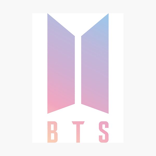 Logotipo de BTS (nuevo) Lámina fotográfica