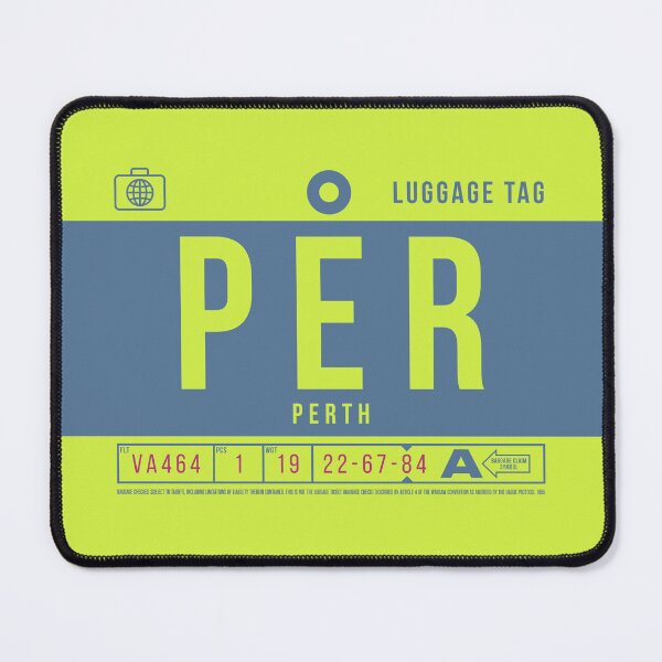 Item preview, Luggage Tag B - PER Perth Australia designed and sold by VoodooCircus.