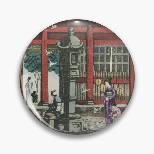 Item preview, Nio Gate at Ikegami Honmonji Temple by Tsuchiya Koitsu designed and sold by Takeda-art.