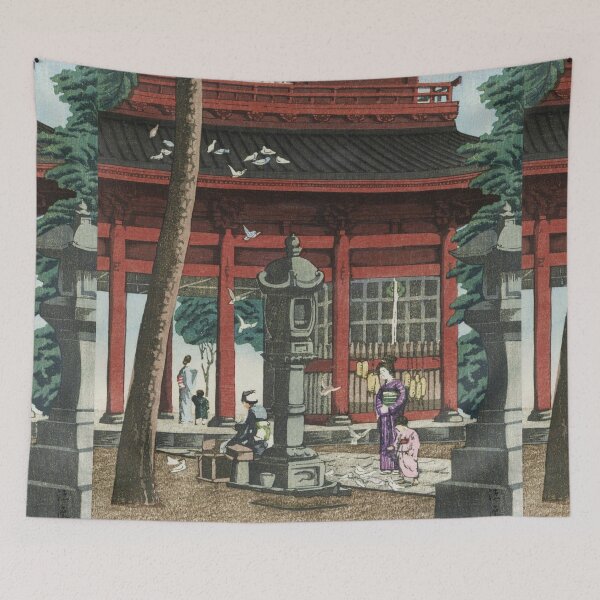 Item preview, Nio Gate at Ikegami Honmonji Temple by Tsuchiya Koitsu designed and sold by Takeda-art.