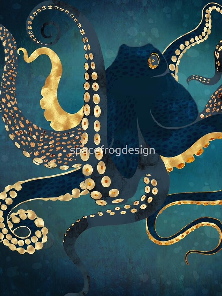 Metallic Octopus IV by spacefrogdesign