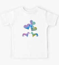 Dachshund Art Kids Tee