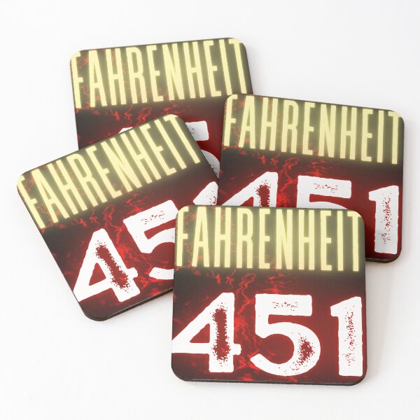 Item preview, Fahrenheit 451, dystopian fiction, Ray Bradbury designed and sold by artbleed.