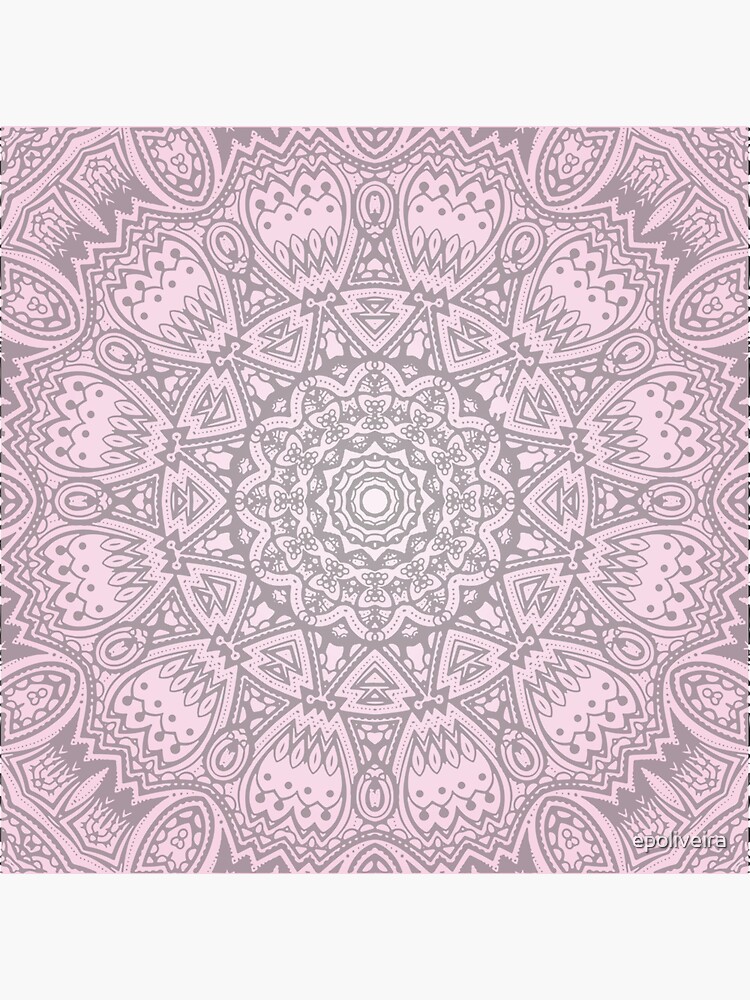 Pink Mandala Art by epoliveira