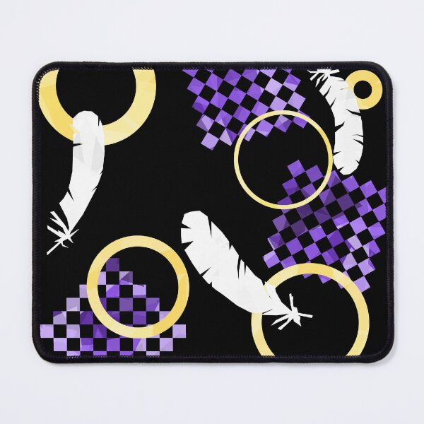 Item preview, Sparkly Nonbinary Feathers on Black designed and sold by SchwarzEzri.