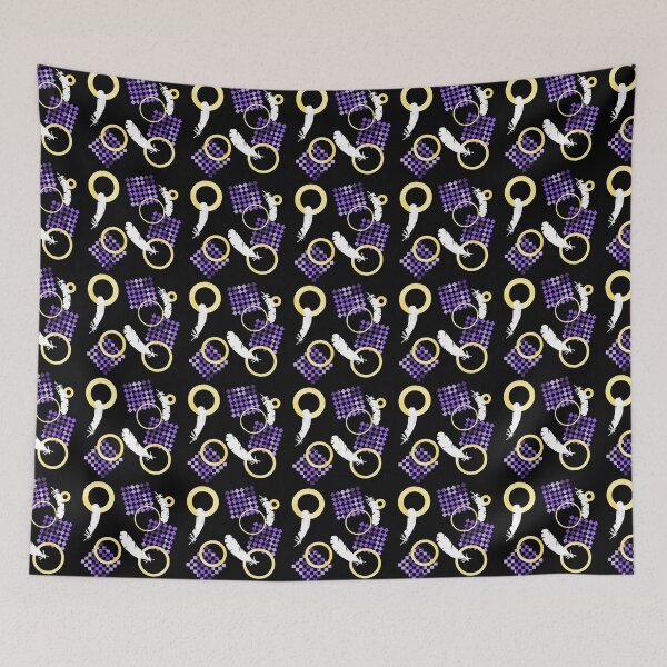 Item preview, Sparkly Nonbinary Feathers on Black designed and sold by SchwarzEzri.
