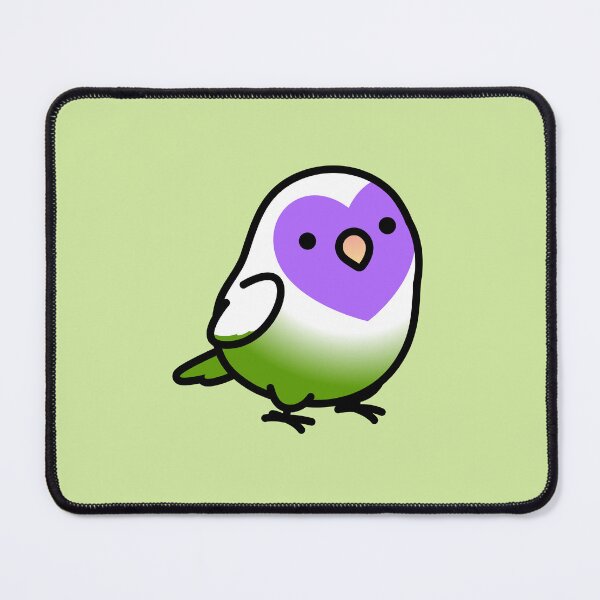 Item preview, Genderqueer LGBT+ Pride Lovebird designed and sold by birdhism.