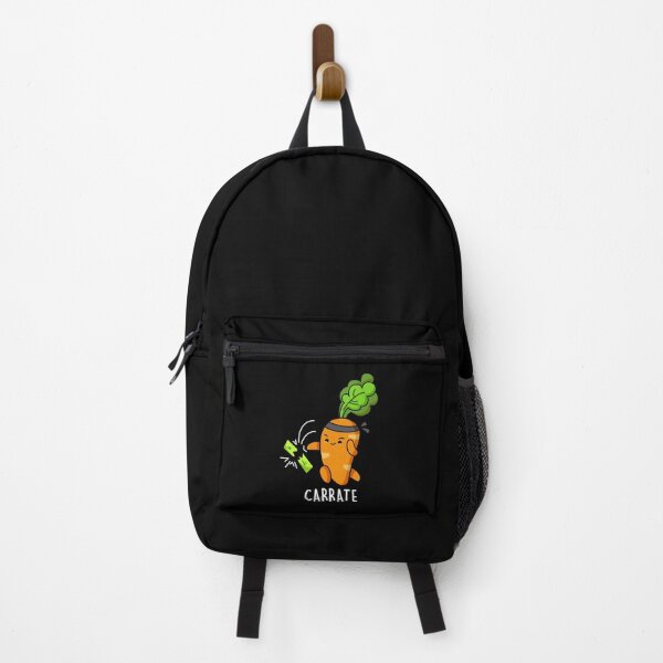 Item preview, Carrate Funny Carrot Karate Puns (Dark BG) designed and sold by punnybone.