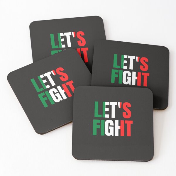 Item preview, Let Fight Mexican Flag Funny Workout Gym Pun designed and sold by KENTWHEELER7.