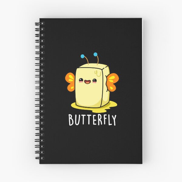 Item preview, Butterfly Funny Butter Puns (Dark BG) designed and sold by punnybone.