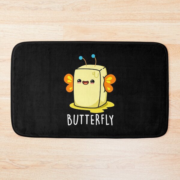Item preview, Butterfly Funny Butter Puns (Dark BG) designed and sold by punnybone.