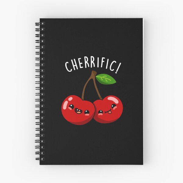 Item preview, Cherrific Funny Red Cherry Puns (Dark BG) designed and sold by punnybone.
