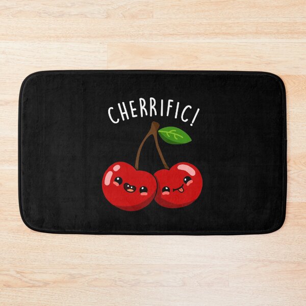 Item preview, Cherrific Funny Red Cherry Puns (Dark BG) designed and sold by punnybone.
