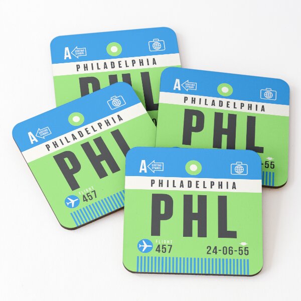 Item preview, Luggage Tag A - PHL Philadelphia USA designed and sold by VoodooCircus.