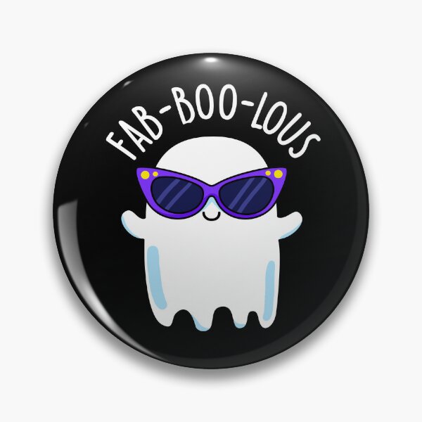 Item preview, Fab-Boo-Lous Funny Ghost Puns (Dark BG) designed and sold by punnybone.