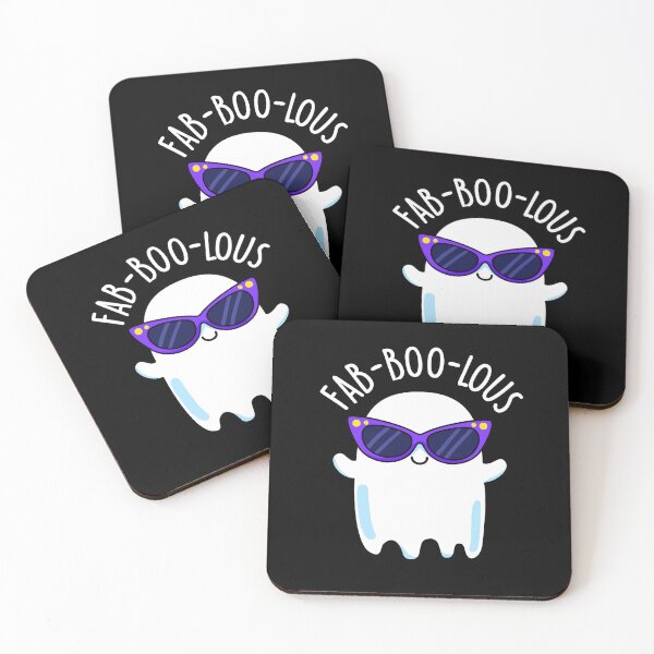 Item preview, Fab-Boo-Lous Funny Ghost Puns (Dark BG) designed and sold by punnybone.