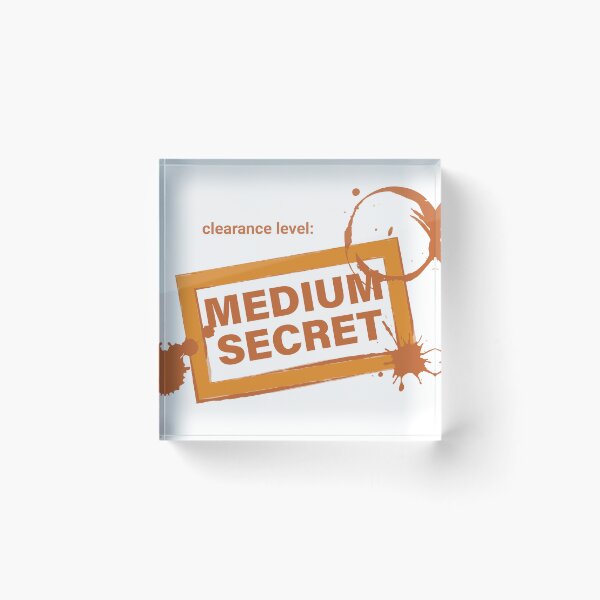 Item preview, Clearance Level: Medium Secret designed and sold by vjewell.