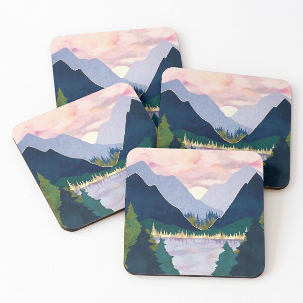 Item preview, Winter Mountain Lake designed and sold by spacefrogdesign.