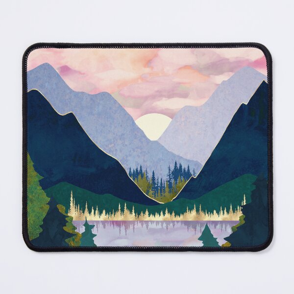 Item preview, Winter Mountain Lake designed and sold by spacefrogdesign.