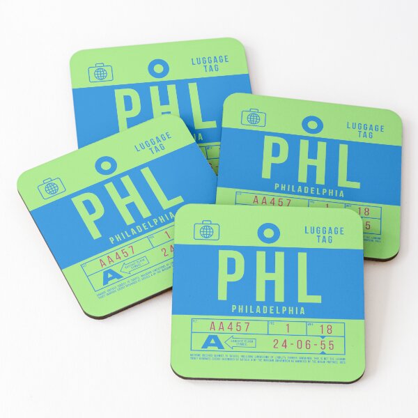 Item preview, Luggage Tag B - PHL Philadelphia USA designed and sold by VoodooCircus.