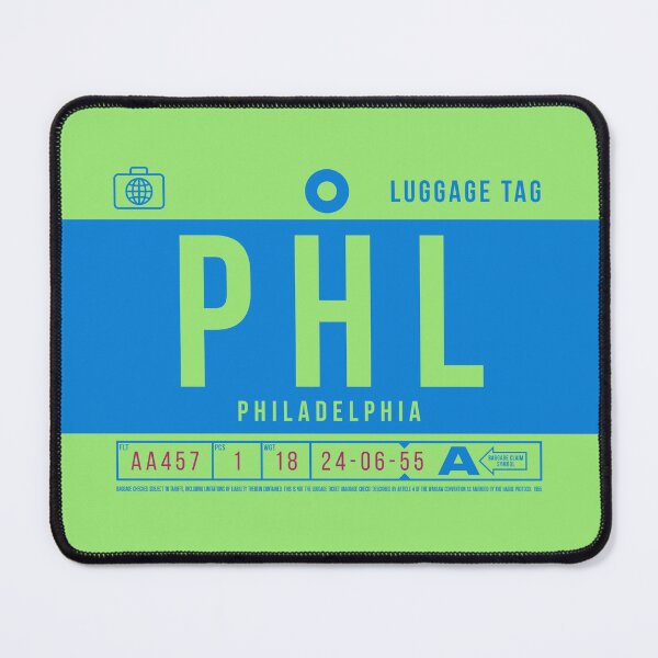 Item preview, Luggage Tag B - PHL Philadelphia USA designed and sold by VoodooCircus.