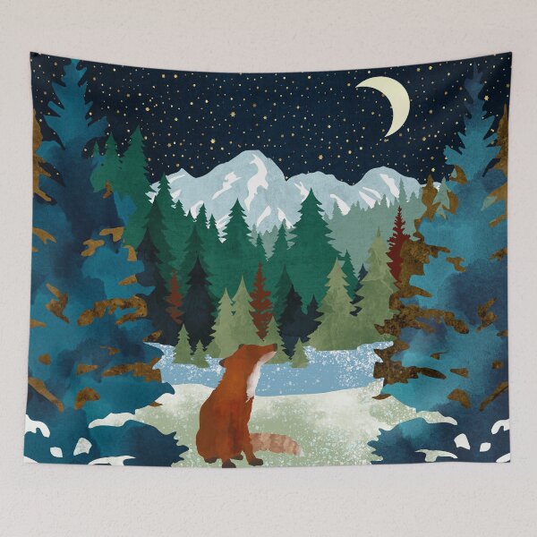 Item preview, Winter Fox Vista designed and sold by spacefrogdesign.