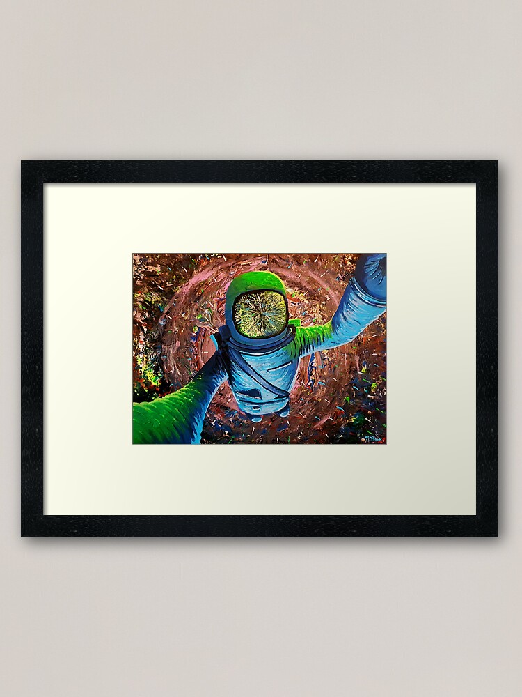 Alternate view of "Falling Into Infinite" Framed Art Print
