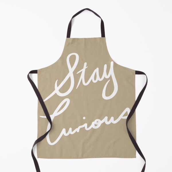 Item preview, Stay Curious Motivation Inspirational Calligraphy Writting with White text - designed and sold by Karen Ekdahl.