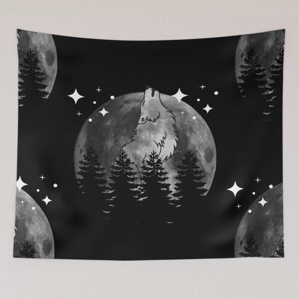 Item preview,  Be Strong As A Wolf Under Moon Light designed and sold by fatydesignspace.