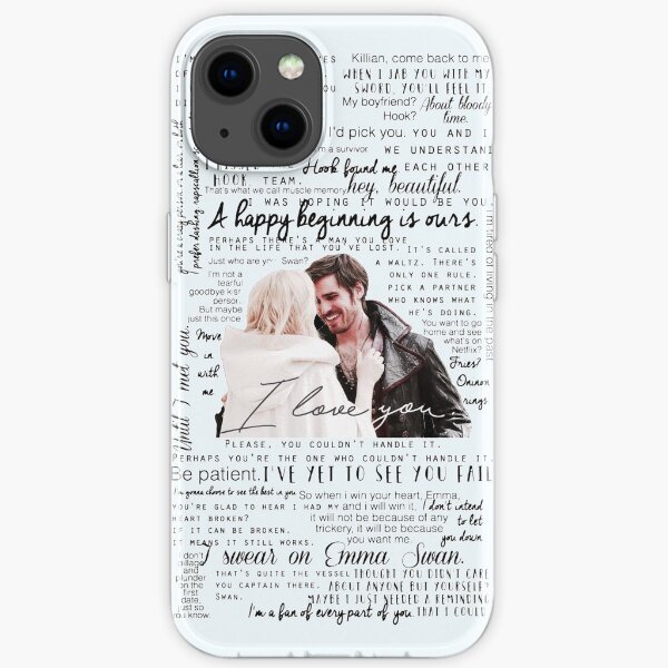 57. CaptainSwan quotes (JEN HAS HELD ONE OF THESE CASES AT A CON) iPhone Soft Case